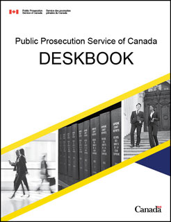 The Public Prosecution Service of Canada Deskbook Cover